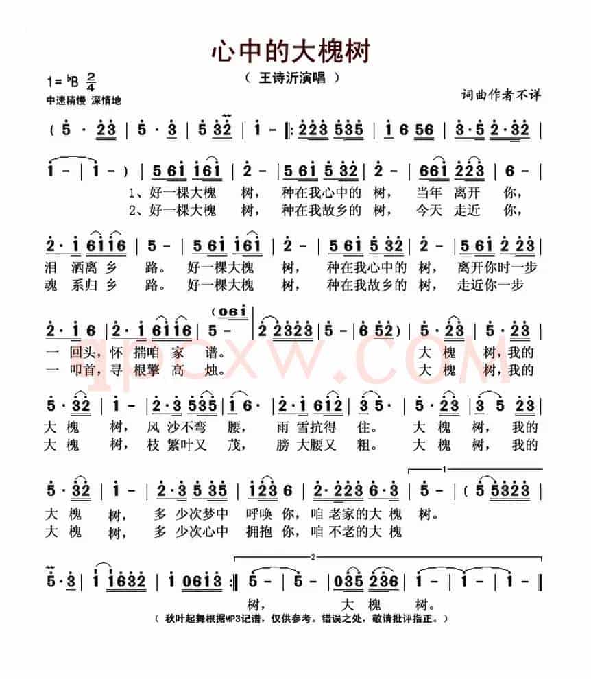 心中的大槐树