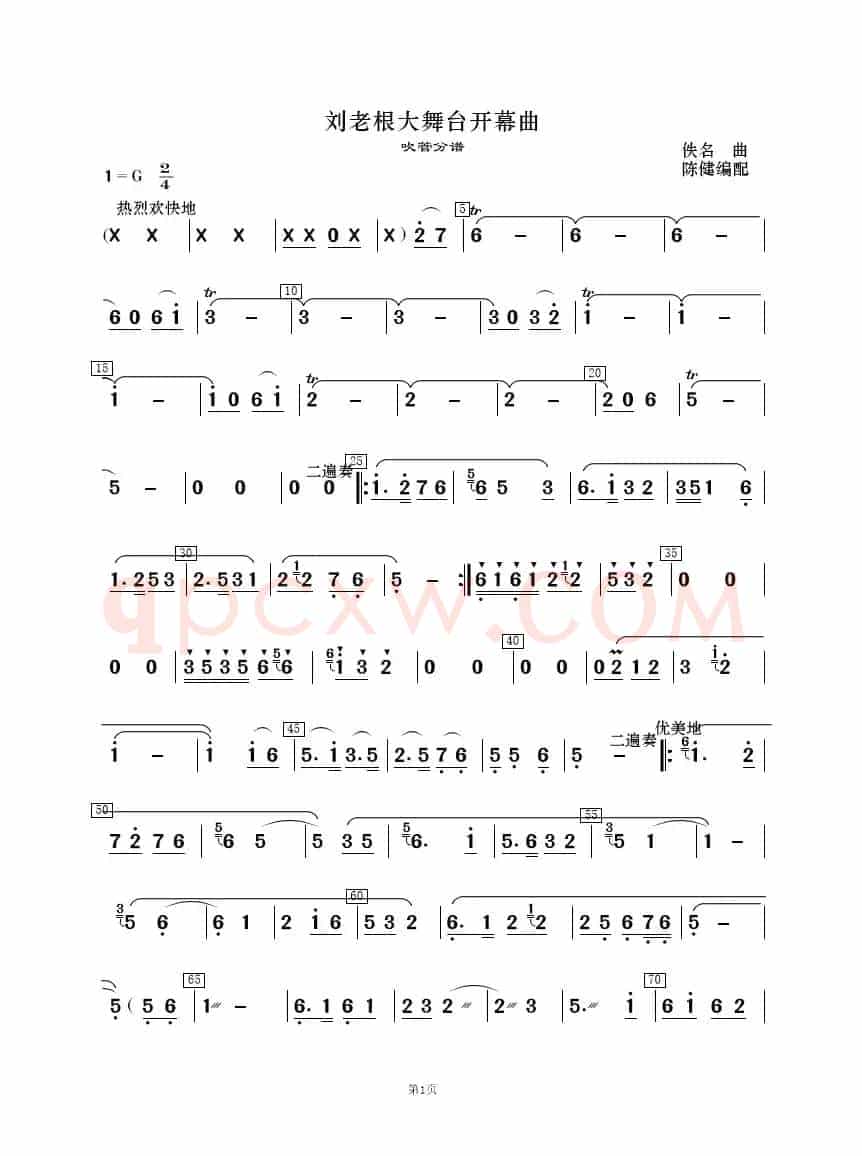 刘老根大舞台开幕曲（民乐合奏）