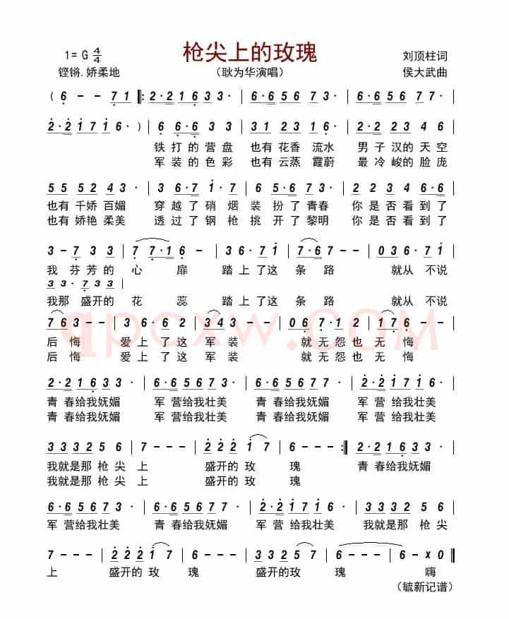 枪尖上的玫瑰