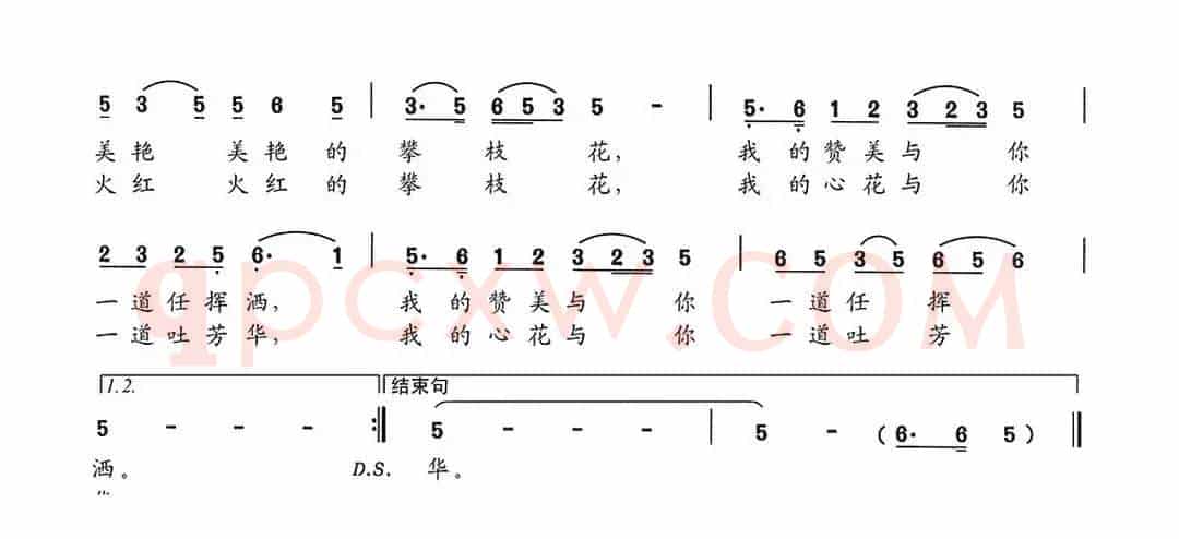 攀枝花（苏金鸿词 刀绍辉曲）