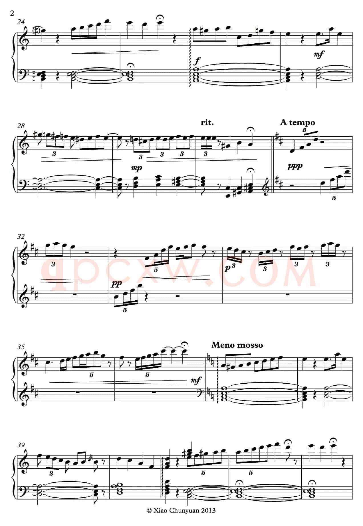 Etude No 1(钢琴练习曲)