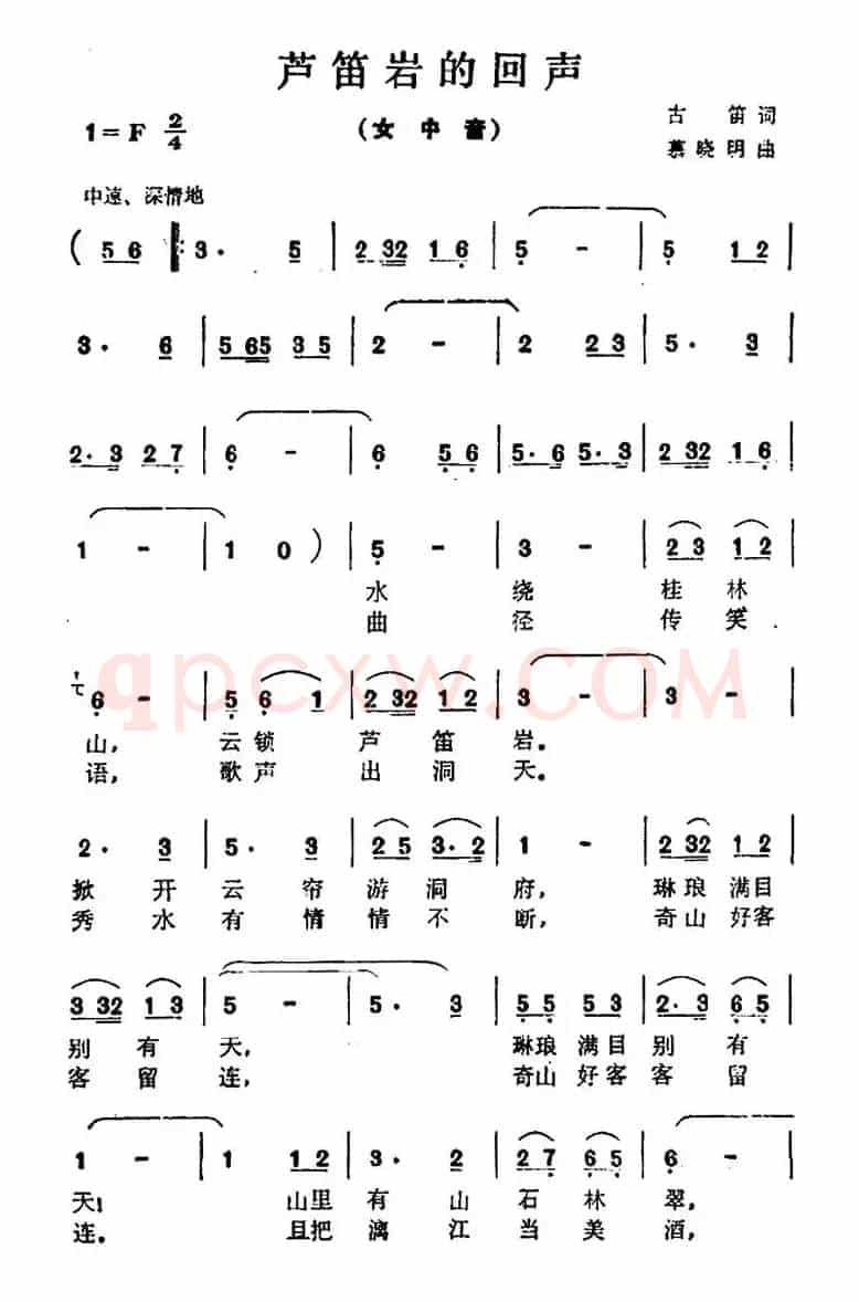 芦笛岩的回声