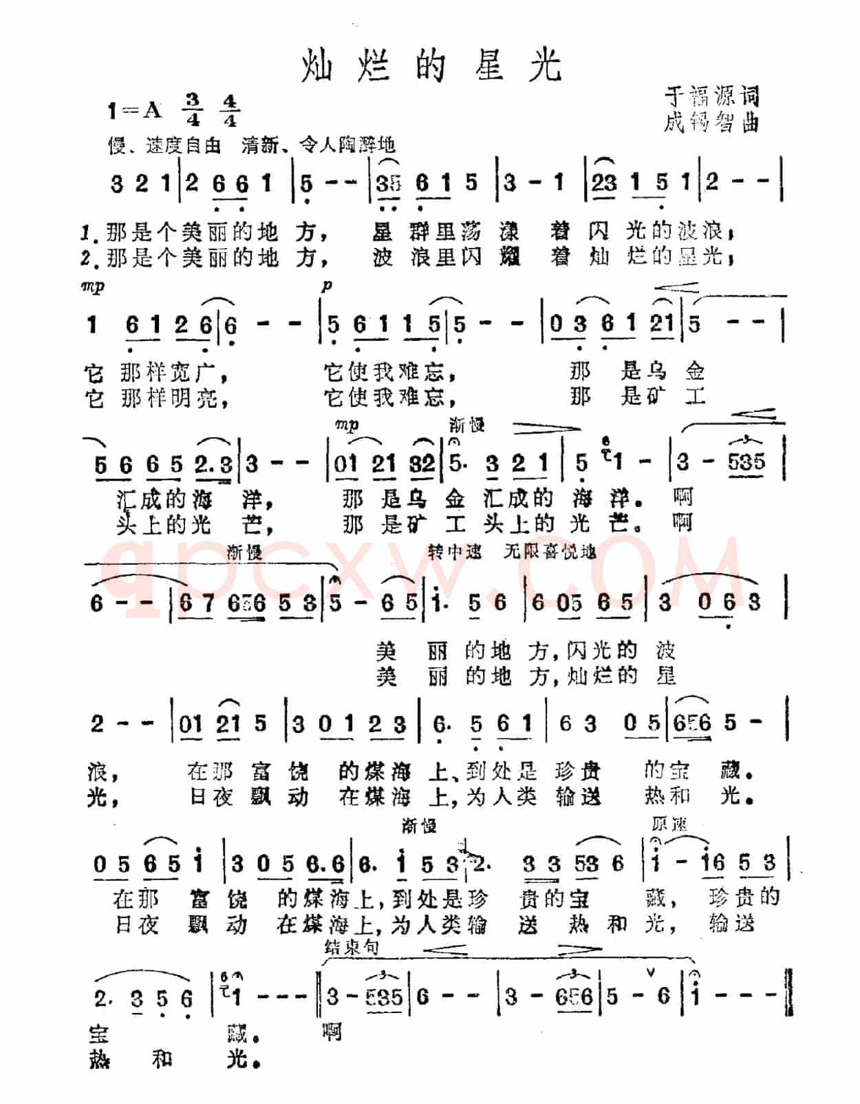 灿烂的星光