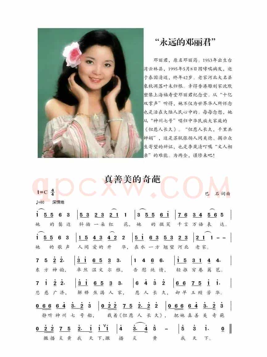 真善美的奇葩（纪念邓丽君）