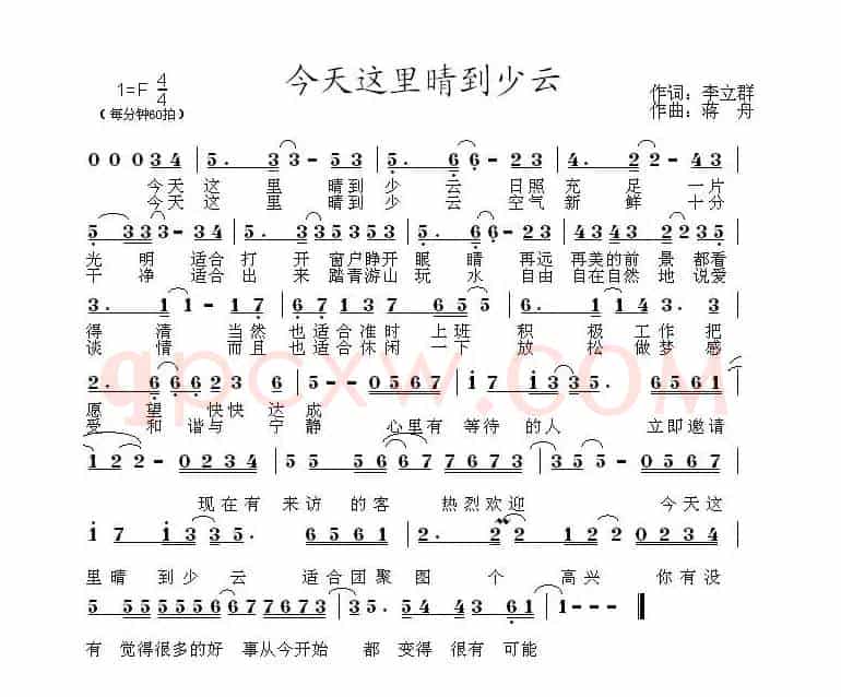 今天这里晴到少云