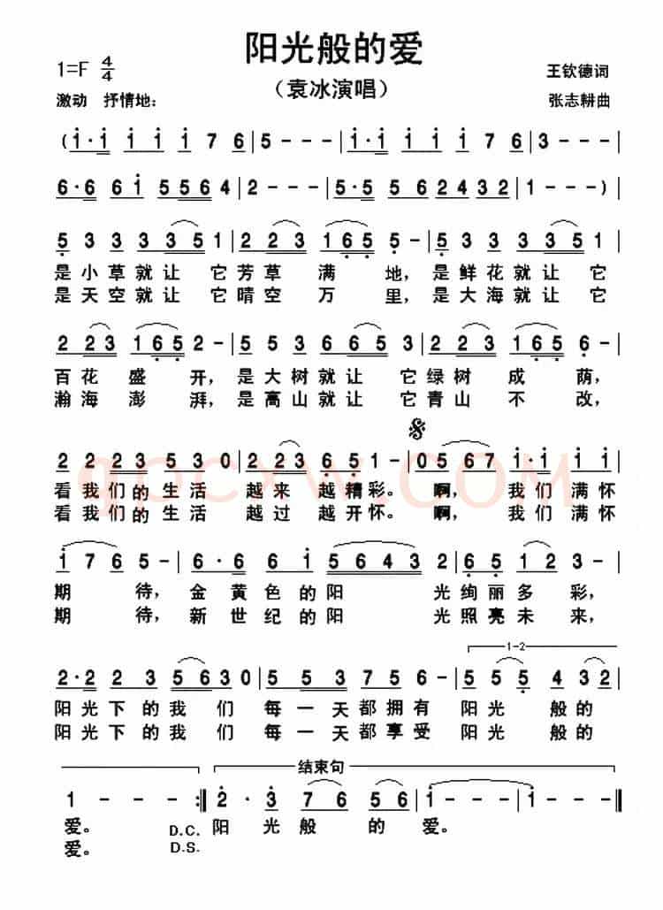 阳光般的爱