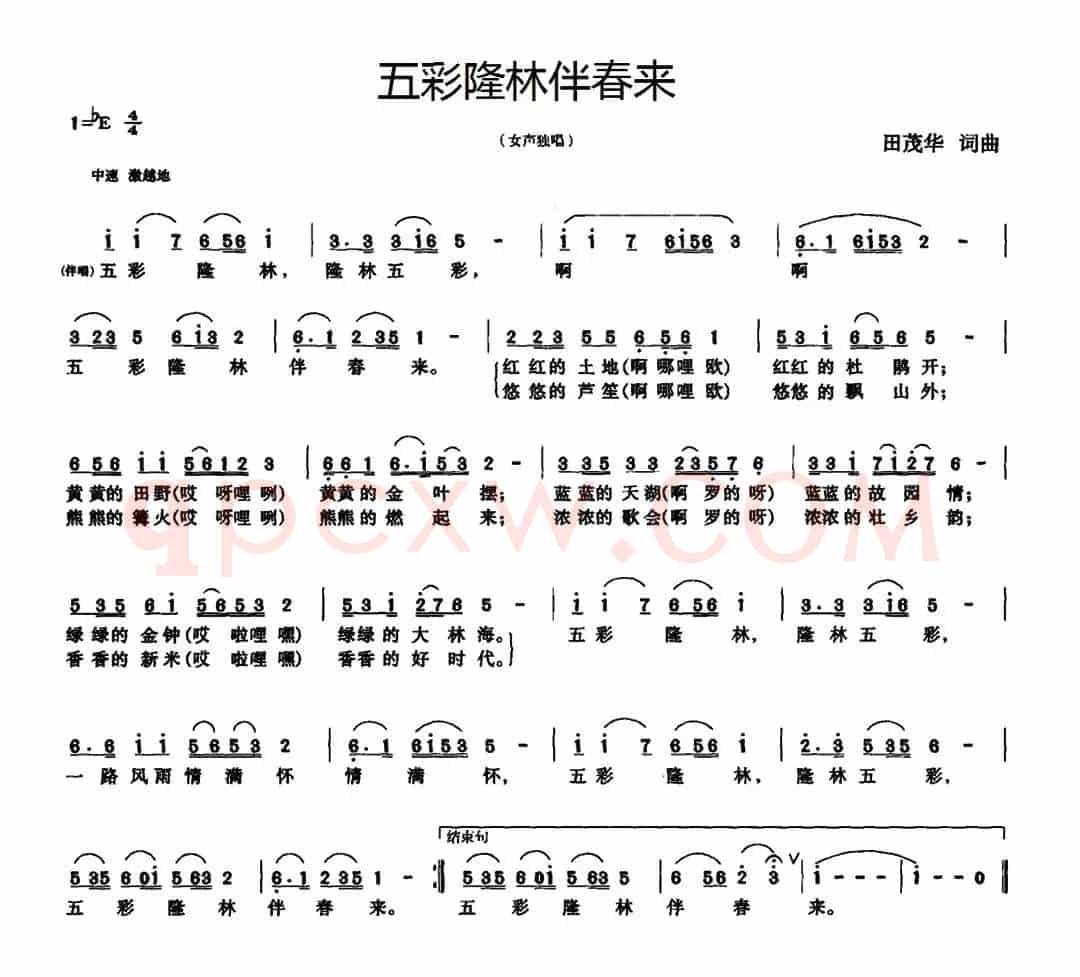 五彩隆林伴春来