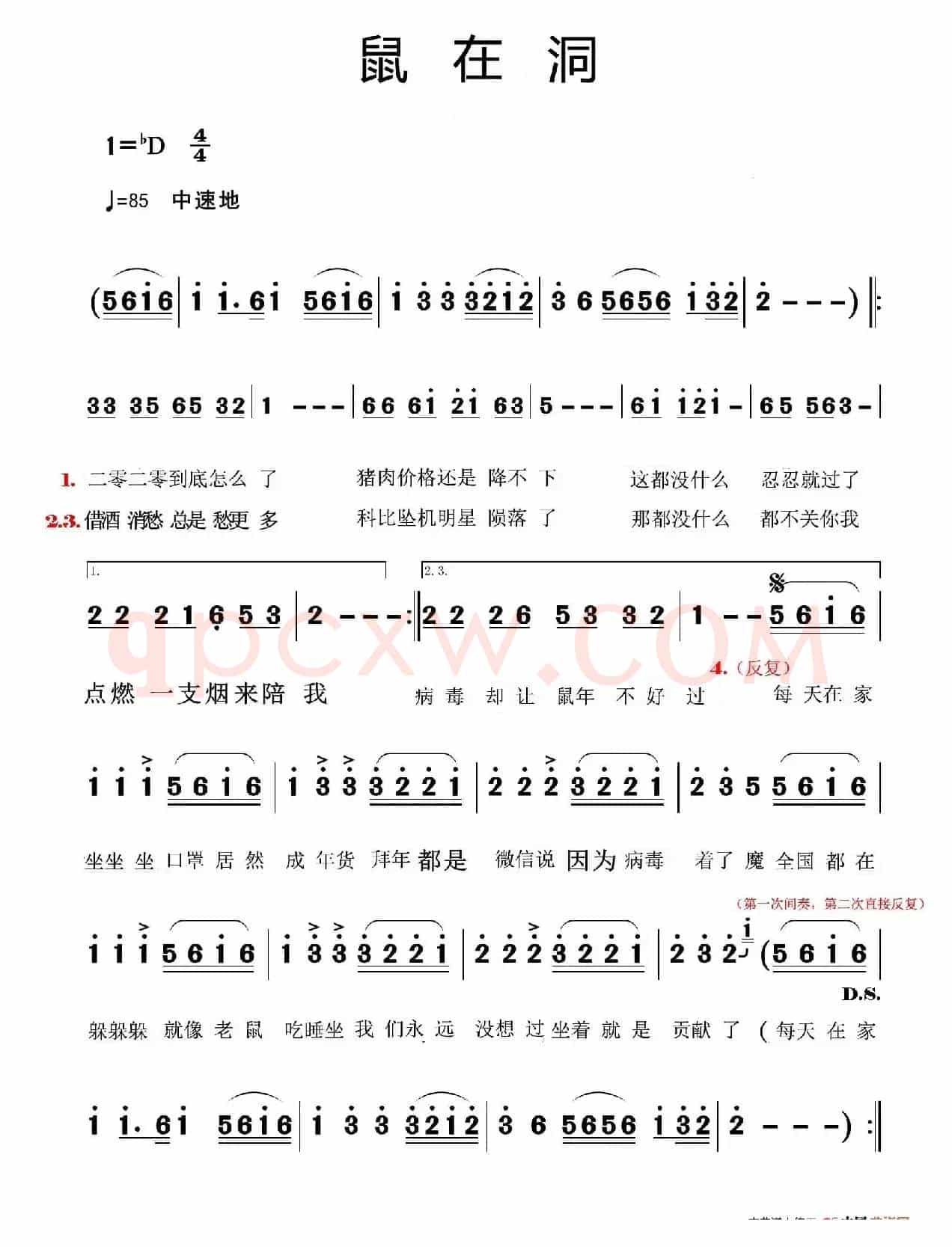 鼠在洞
