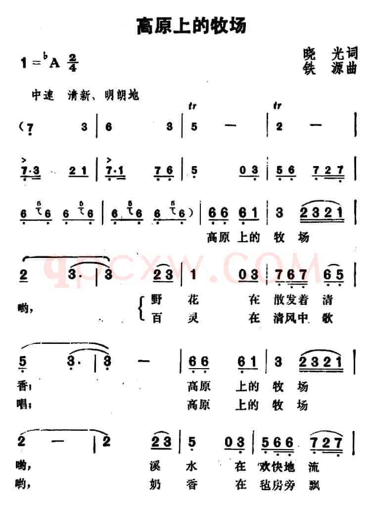 高原上的牧场