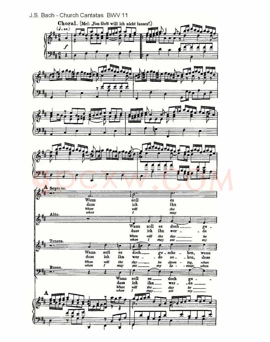 Lobet Gott in Seinen Reicben(颂扬上帝)