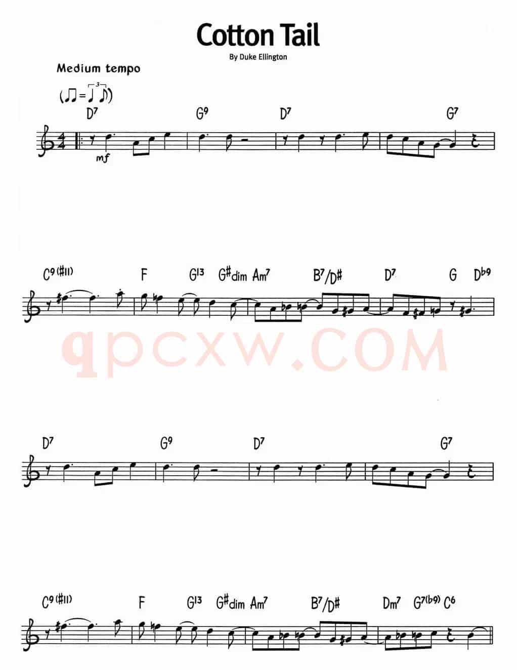 蓝调音乐：Cotton Tail