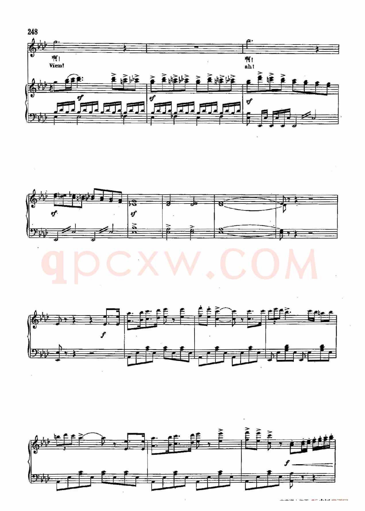 声乐教学曲库2-32[意]他的声音温柔多情（正谱）（选自歌剧《清教徒》）
