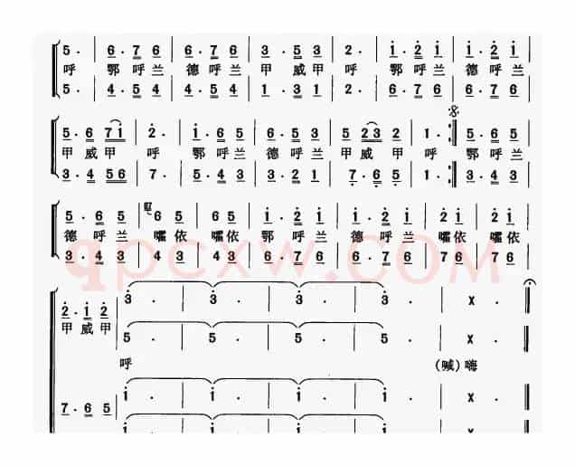 喜歌（男女声组合小合唱）