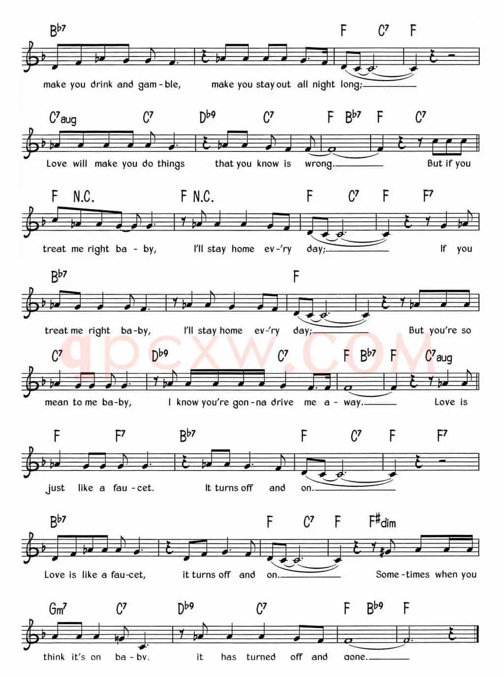 蓝调音乐：Fine And Mellow（My Man Don't Love Me）