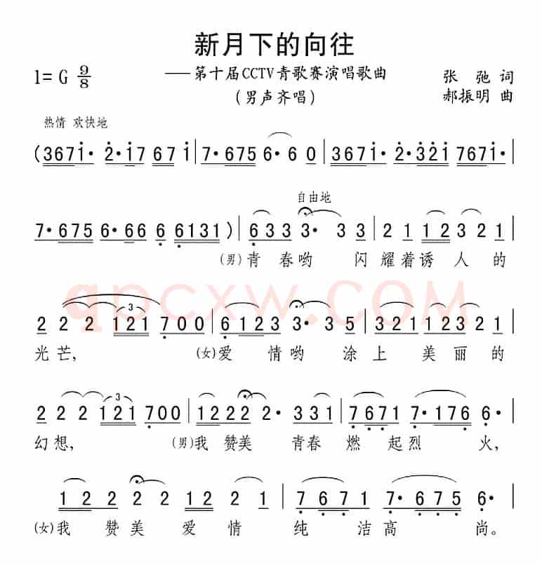 新月下的向往