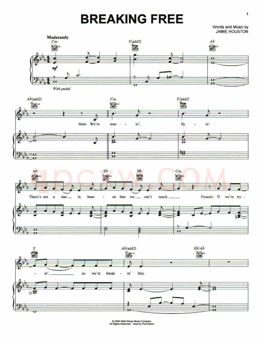 [美]BREAKING FREE（自由无拘束）（正谱）