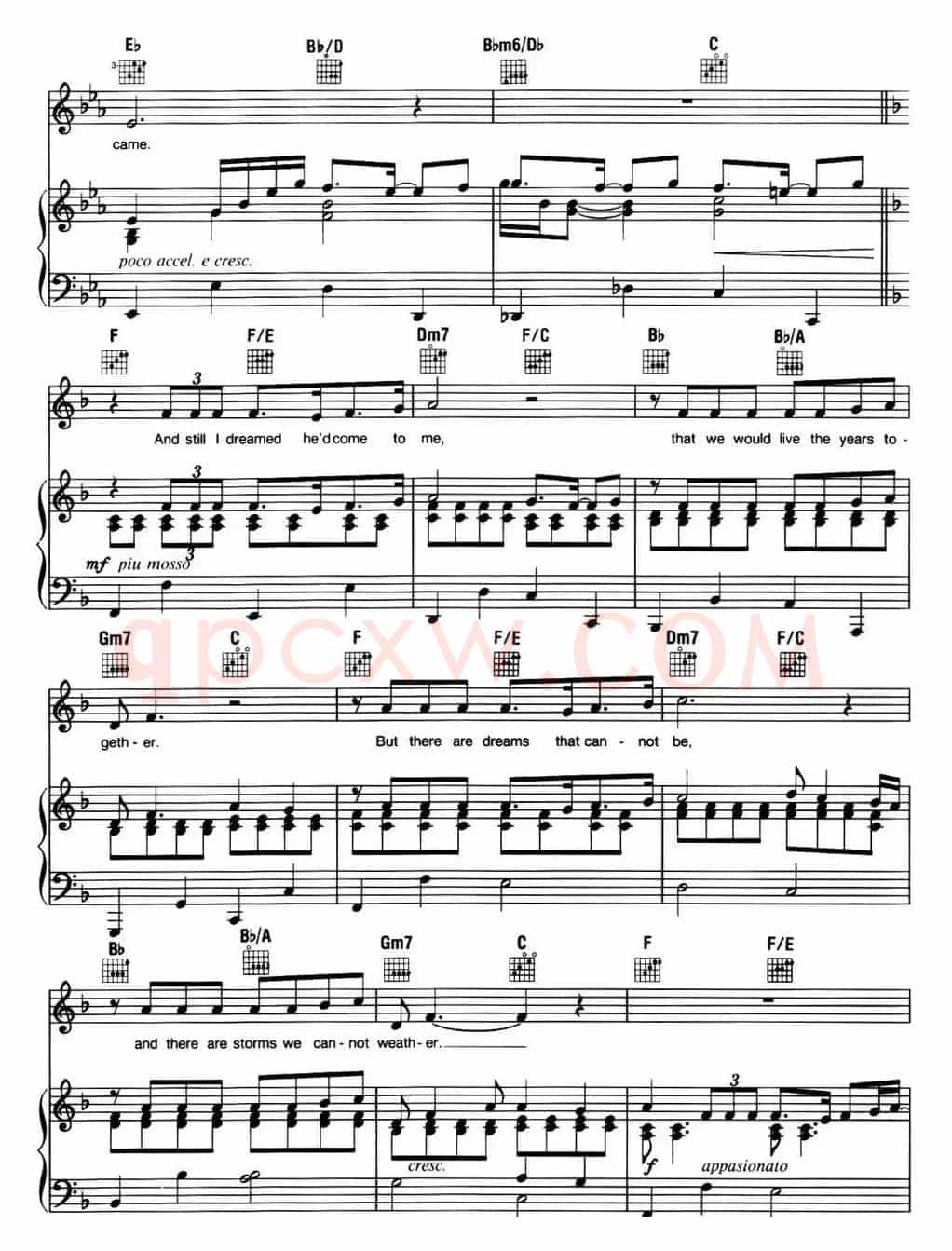 I Dreamed a Dream (音乐剧《悲惨世界》(Les Miserables)选曲、正谱 )