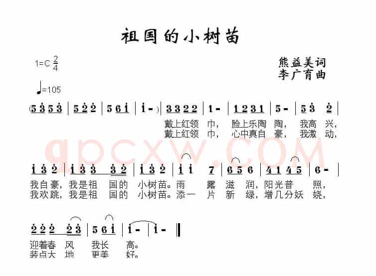 祖国的小树苗