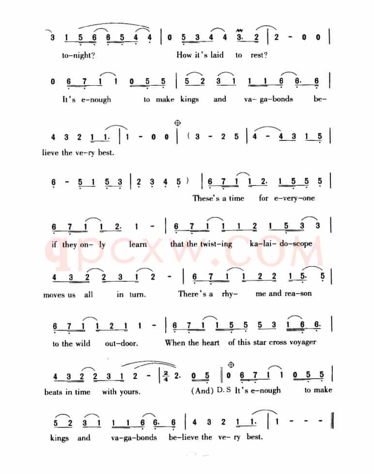 [英]今晚你是否能感受这爱（动画片《狮子王》插曲）