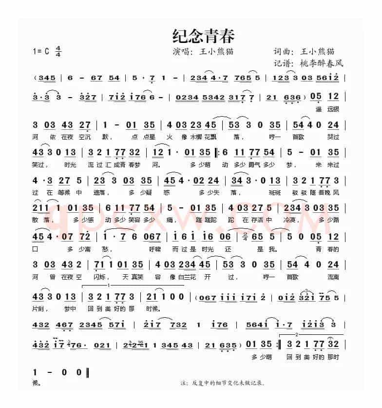 纪念青春