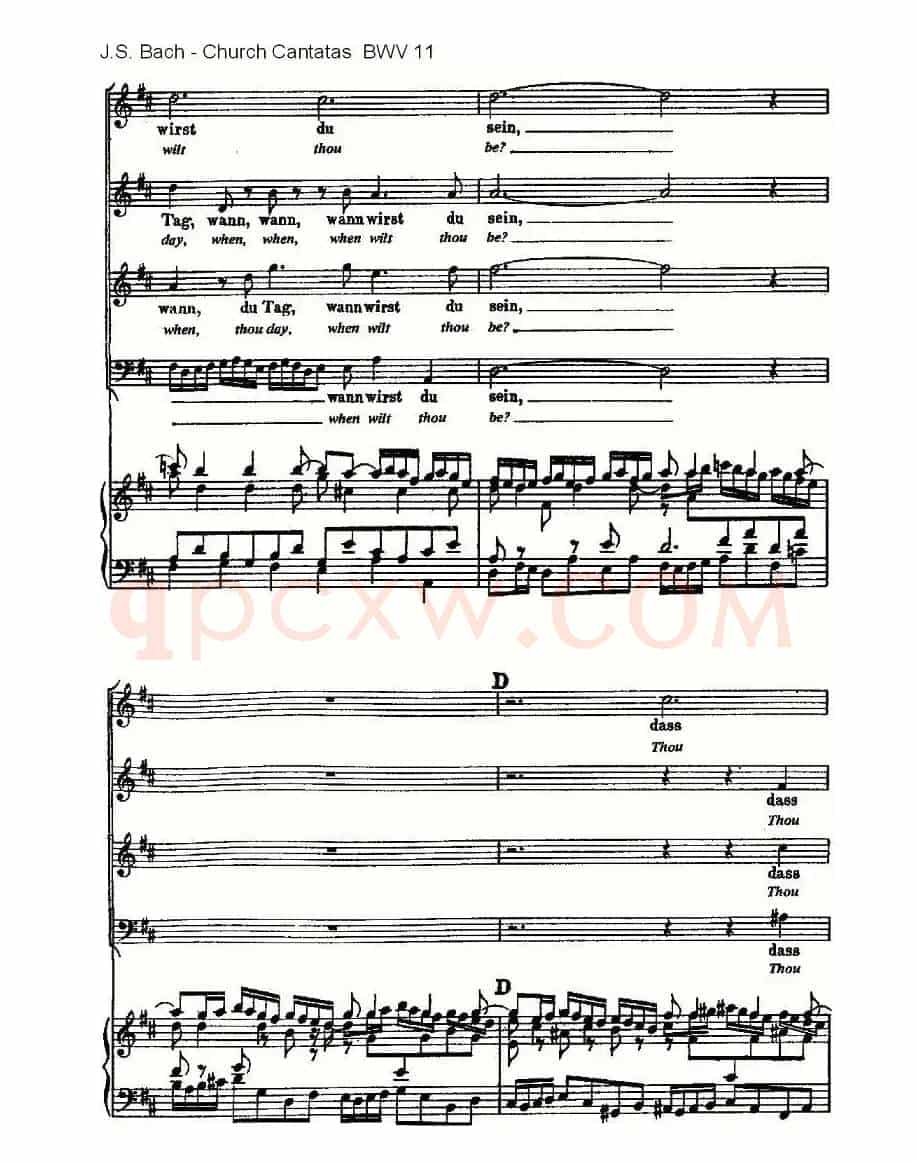 Lobet Gott in Seinen Reicben(颂扬上帝)