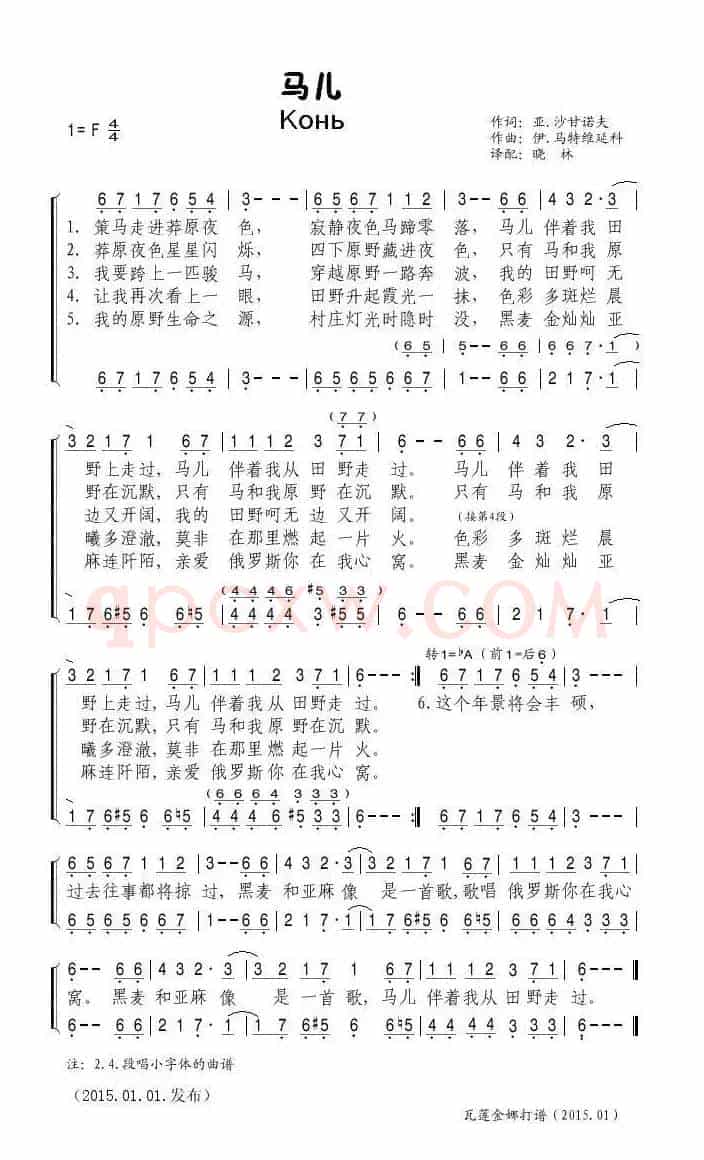 [俄罗斯]马儿