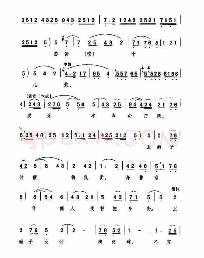 [秦腔]四十年血和泪我哪里吐冤（《祝福》祥林嫂唱段）