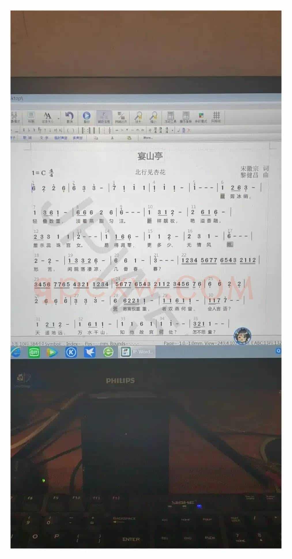 宴山亭（北行见杏花）