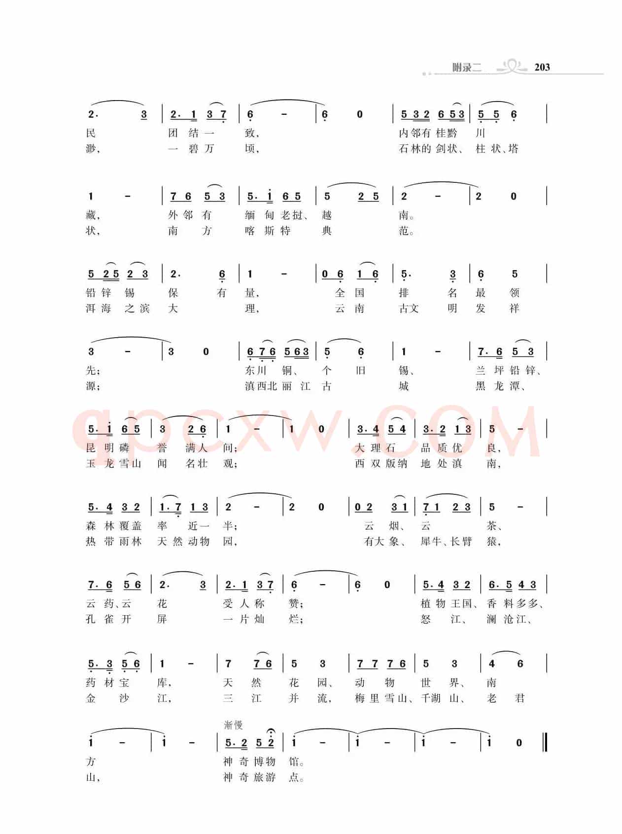 赞颂34个省份组歌：高歌云南（主体部分）（朱国鑫创作）