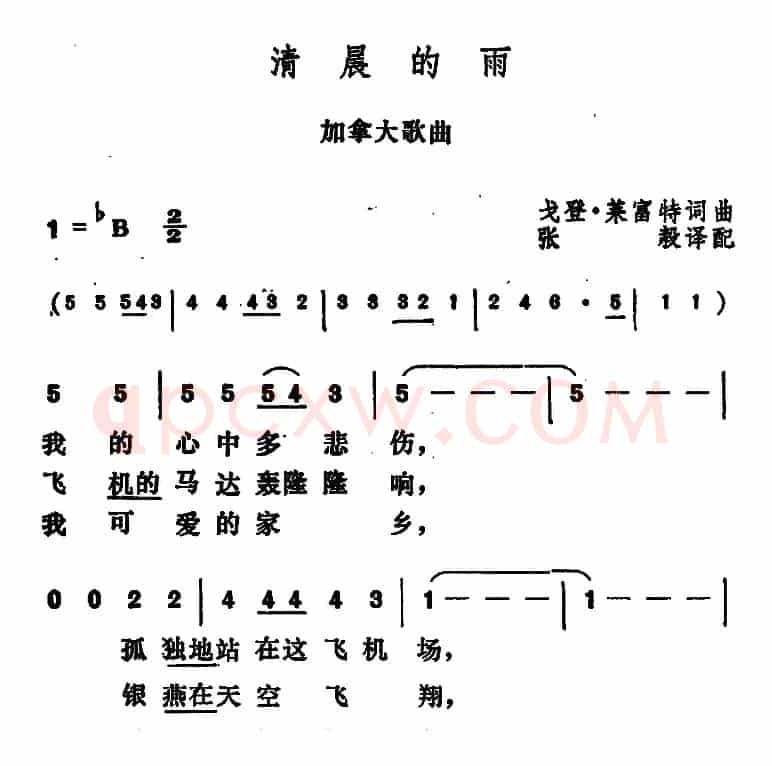 [加]清晨的雨 