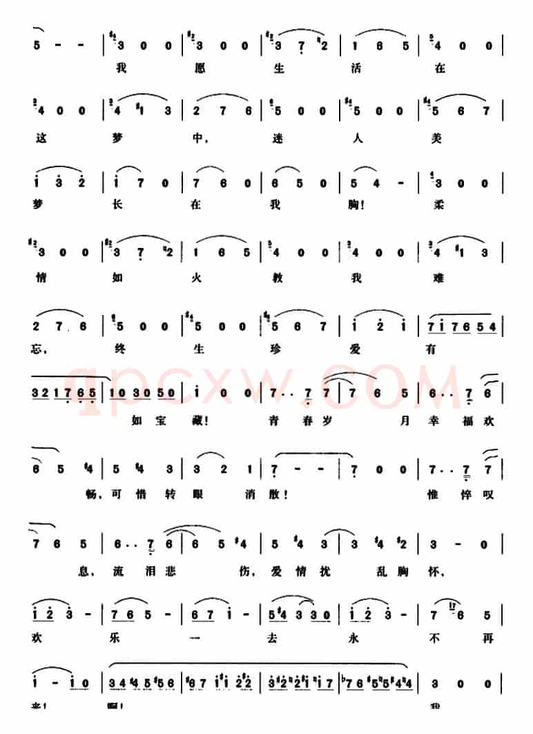 我愿生活在这梦中 （朱丽叶的圆舞曲、选自歌剧《罗密欧与朱丽叶》）