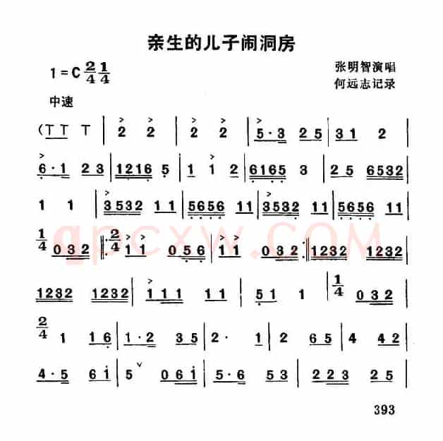 [湖北大鼓]亲生儿子闹洞房