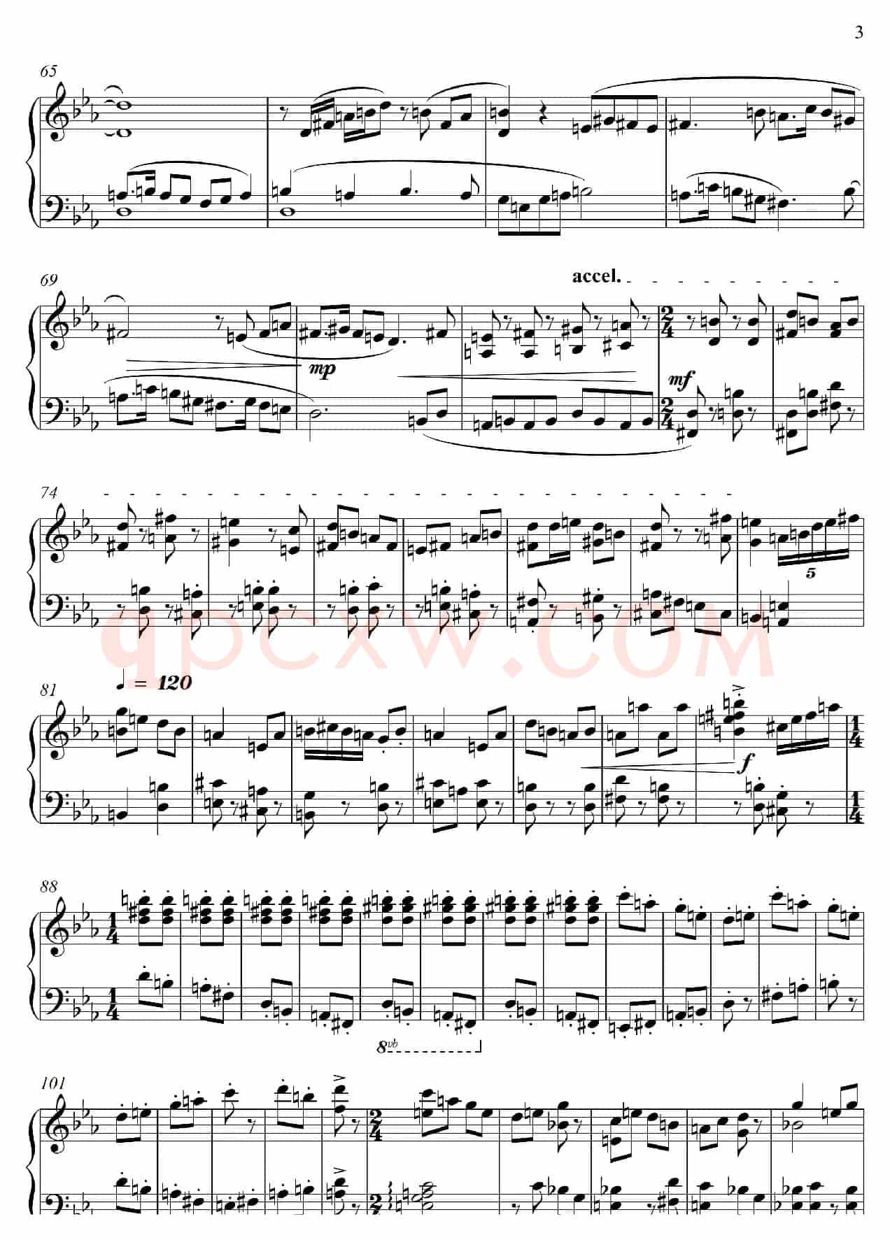 第23钢琴奏鸣曲“高甲缘”Piano Sonata No·23（三个乐章）