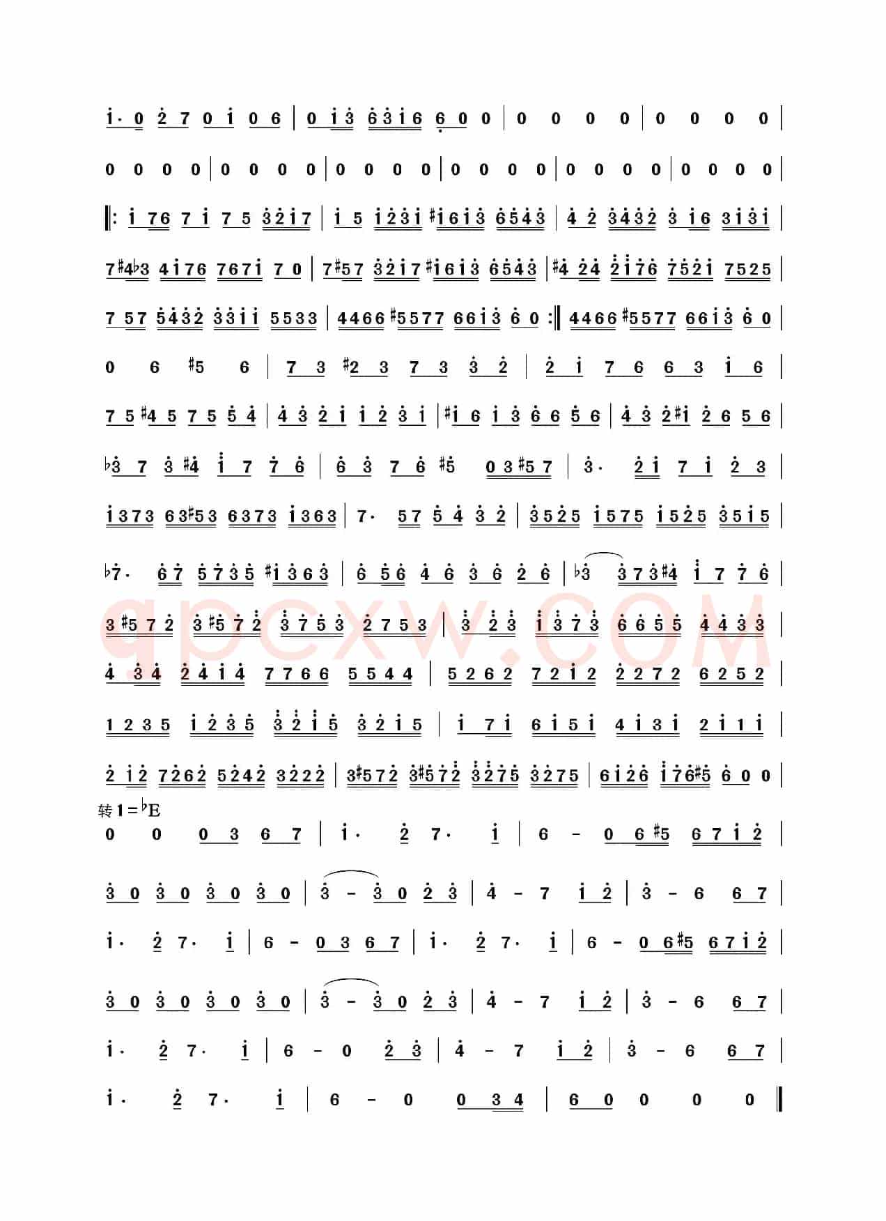 Beethoven Virus（主旋律谱）