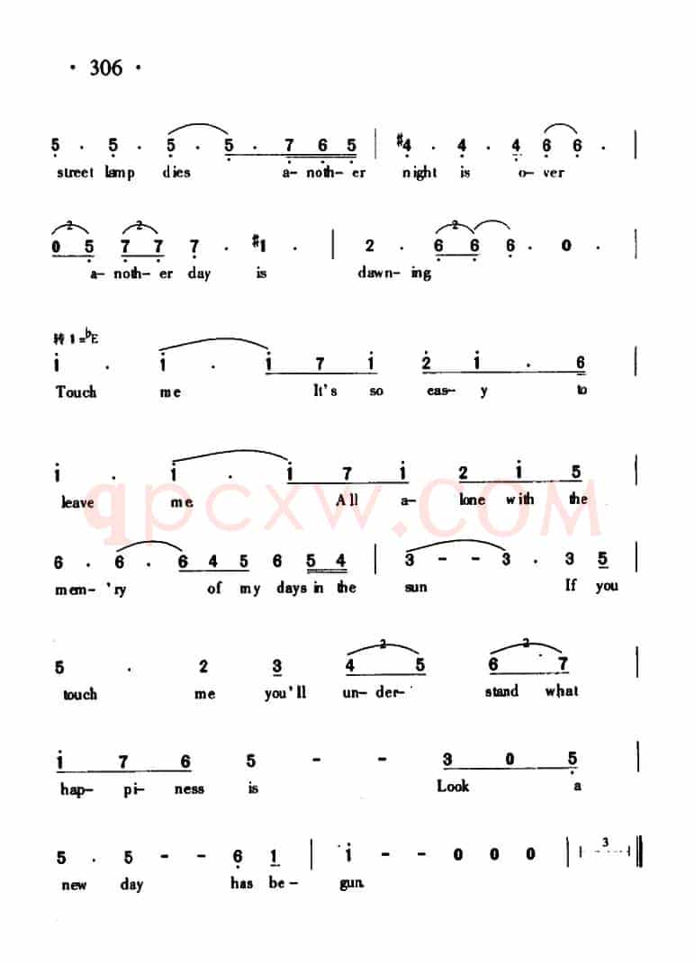 Memory（回忆）（from Cats）