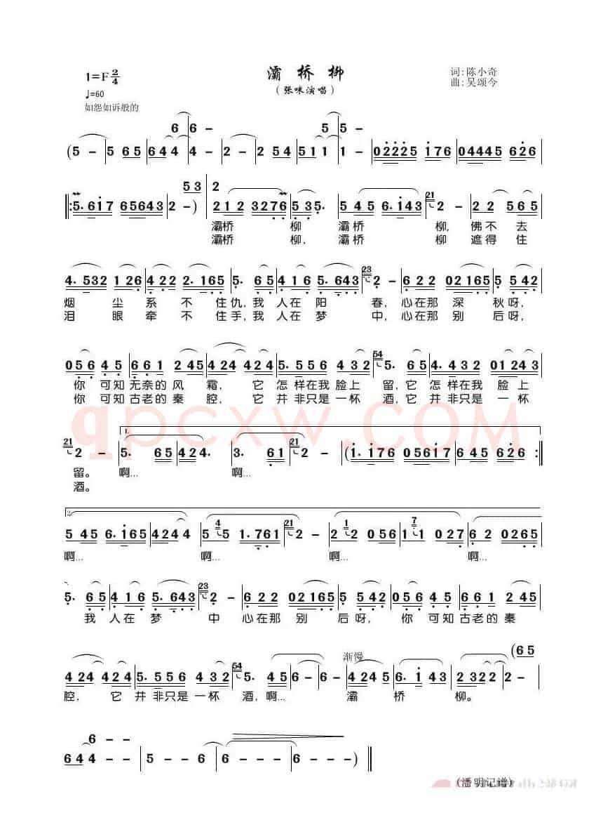 灞桥柳
