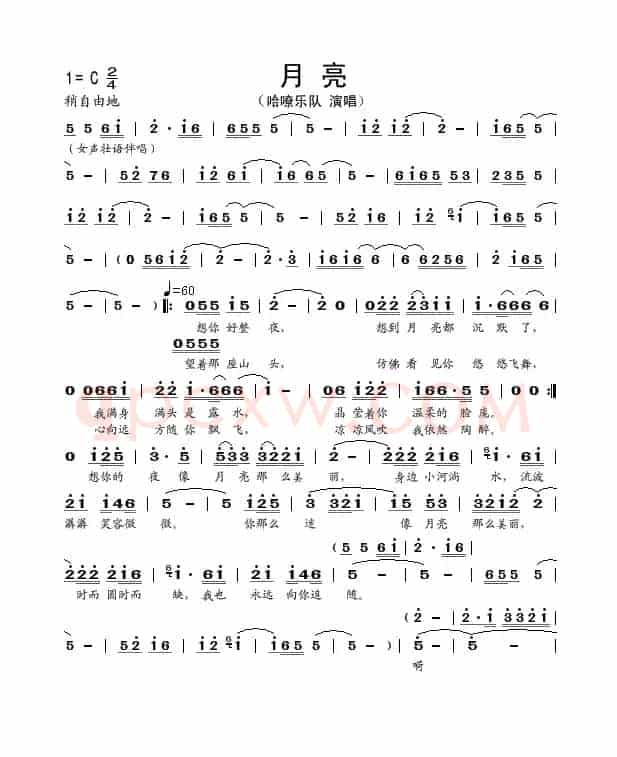 月亮（哈嘹乐队演唱版）