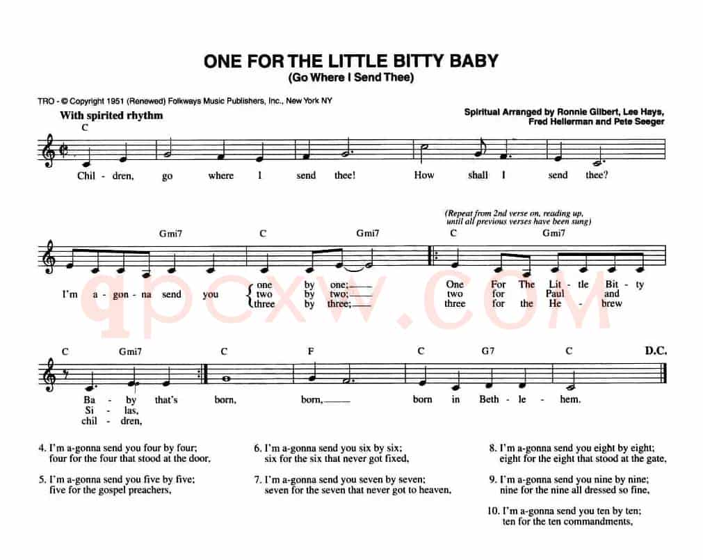 ONE FOR THE LITTLE BITTY BABY