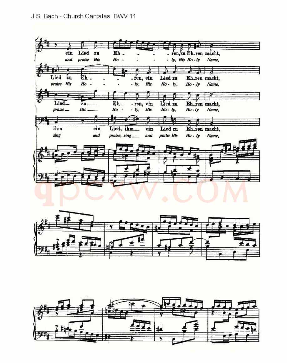 Lobet Gott in Seinen Reicben(颂扬上帝)