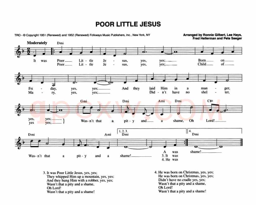 POOR LITTLE JESUS