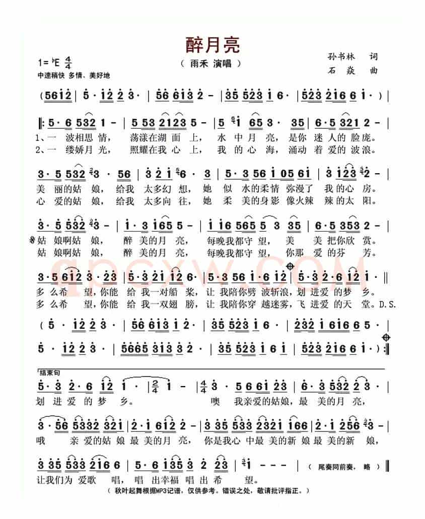 醉月亮