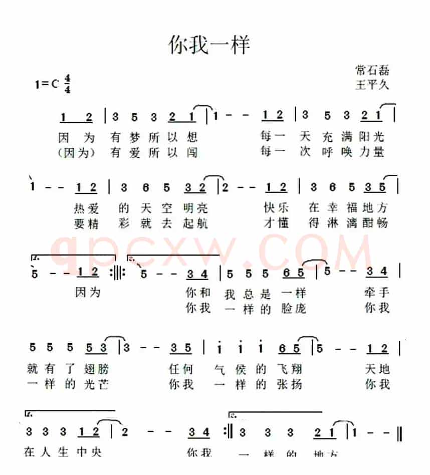 你我一样