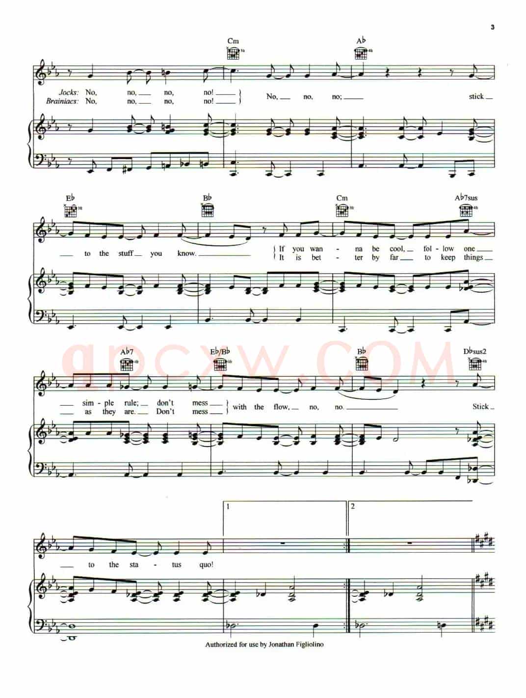 [美]Stick To The Status Quo（安于现状）（正谱）