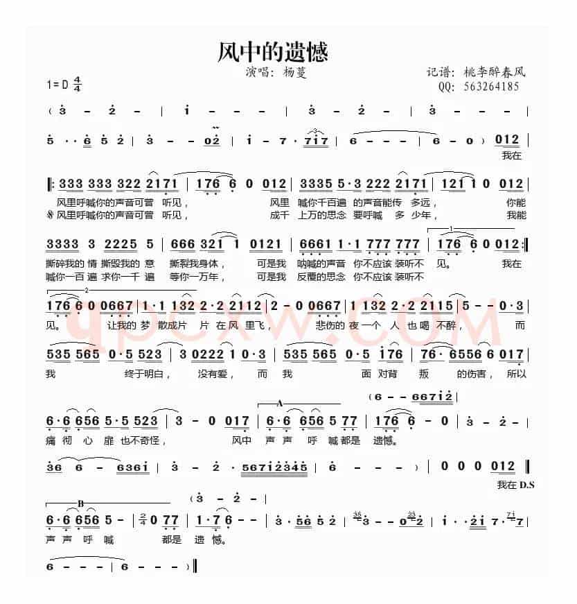 风中的遗憾