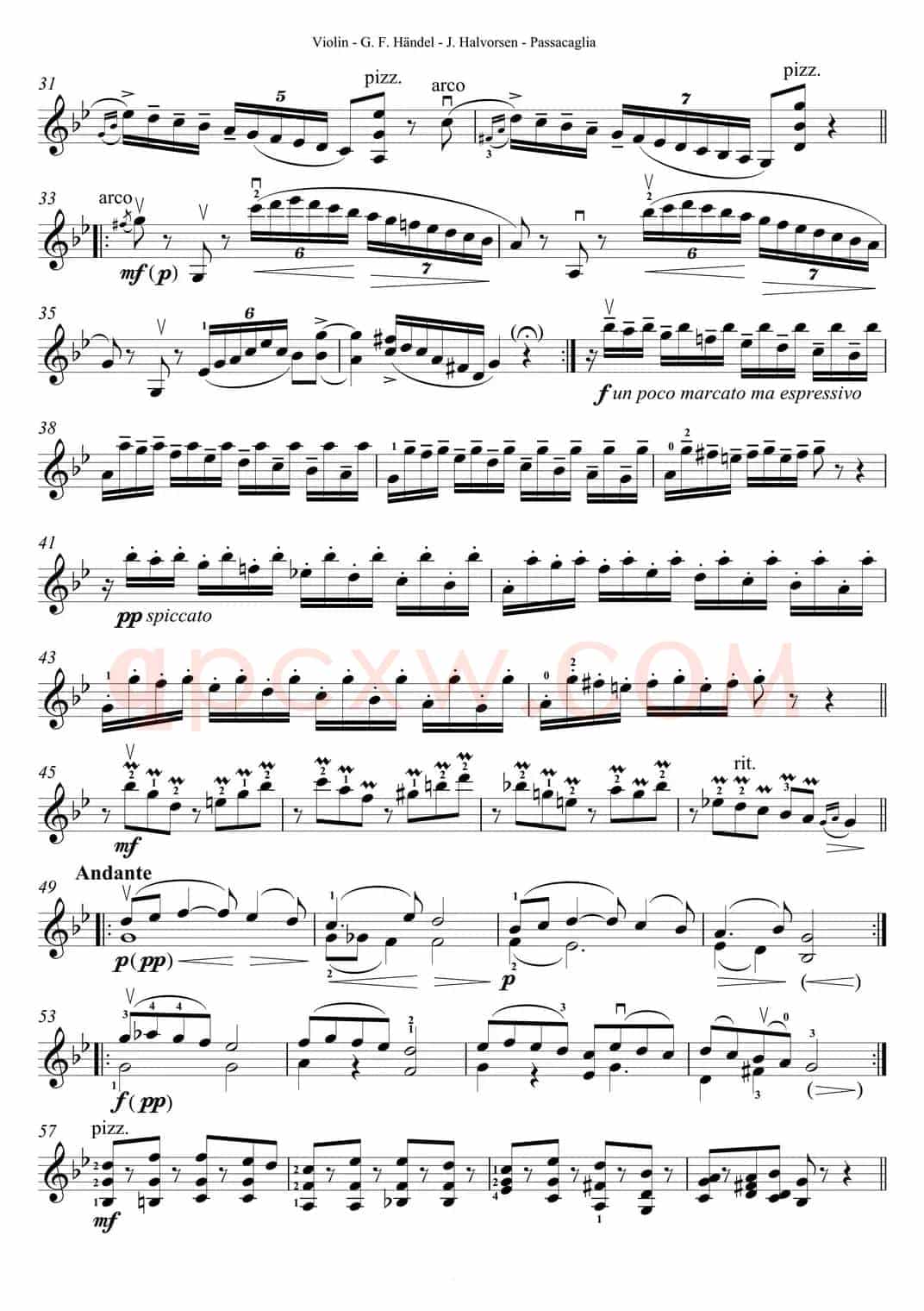 Passacaglia 帕萨卡利亚
