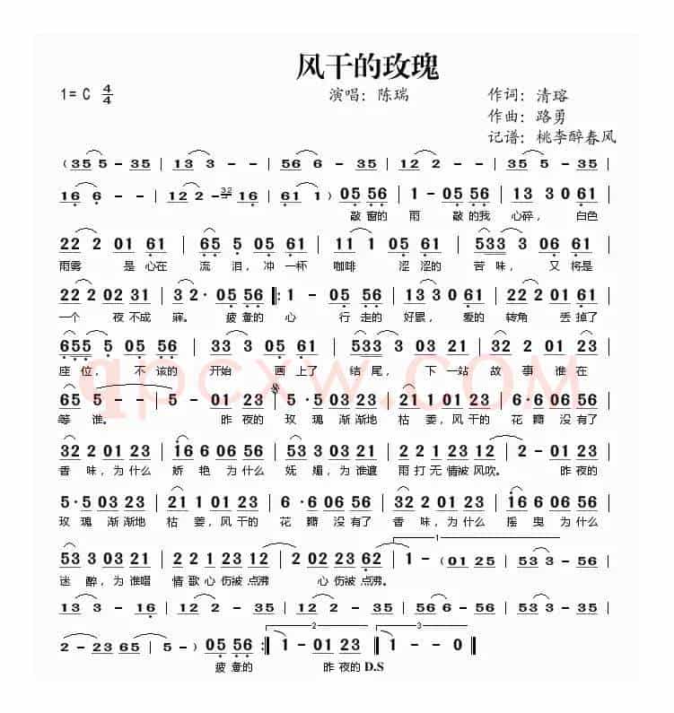 风干的玫瑰