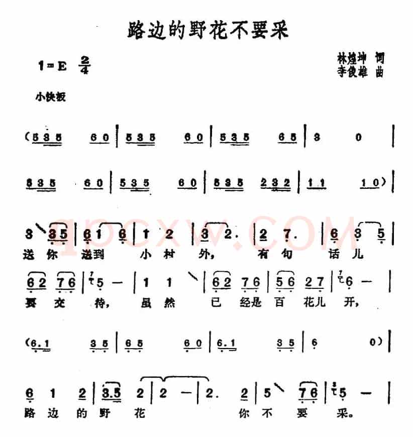 邓丽君演唱金曲:路边的野花不要采