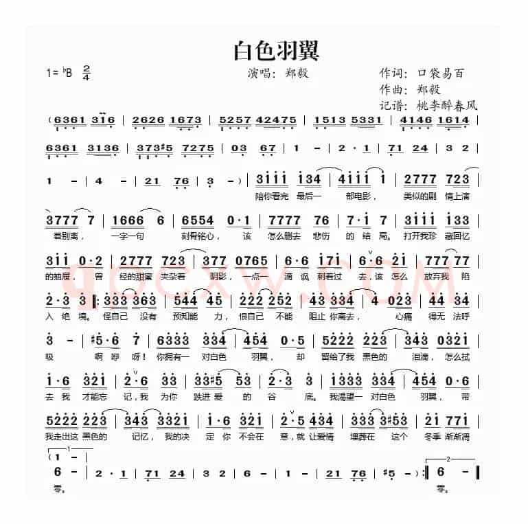 白色羽翼