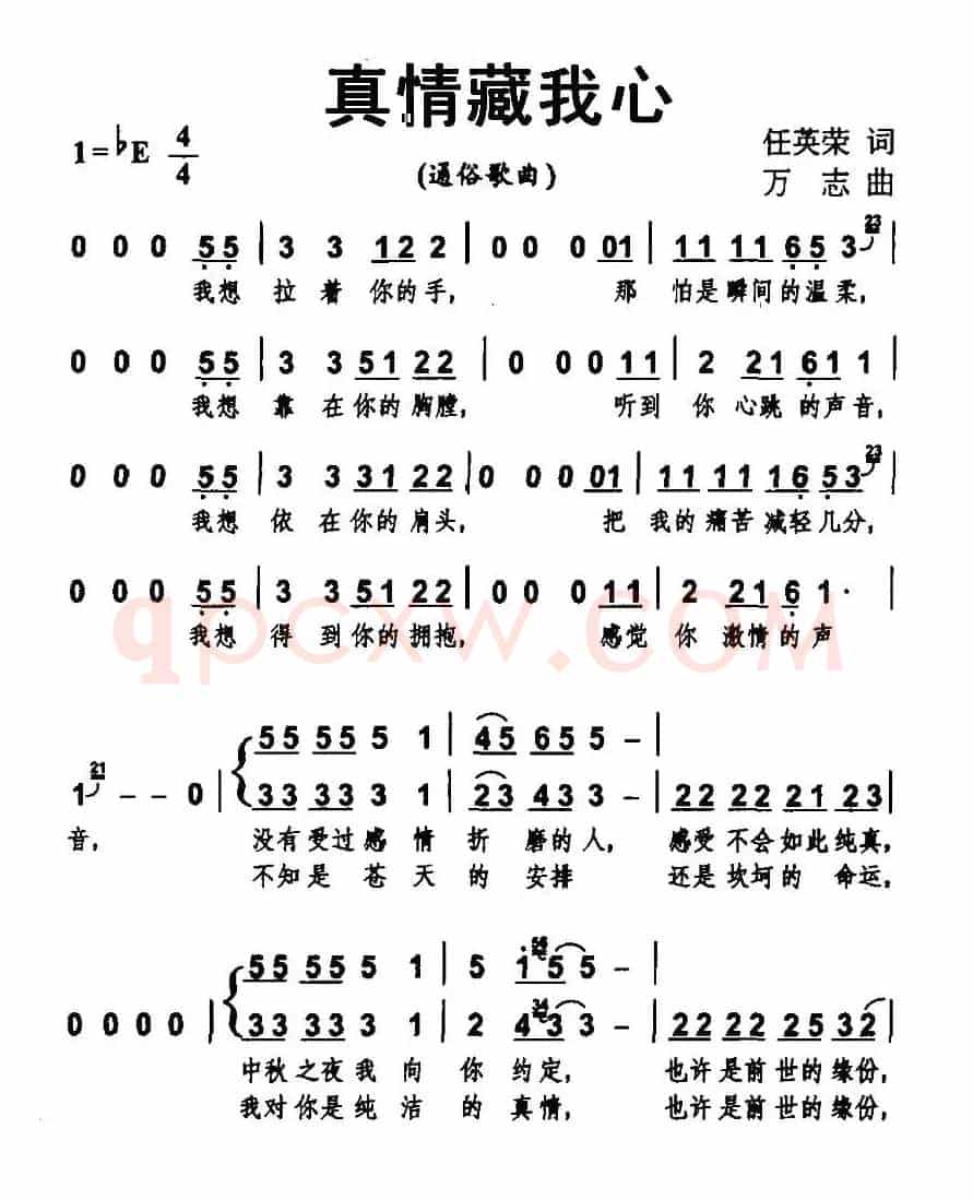 真情藏我心
