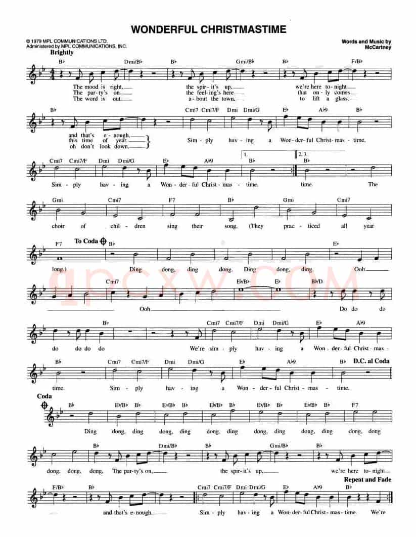 WONDERFUL CHRISTMASTIME（美好的圣诞）